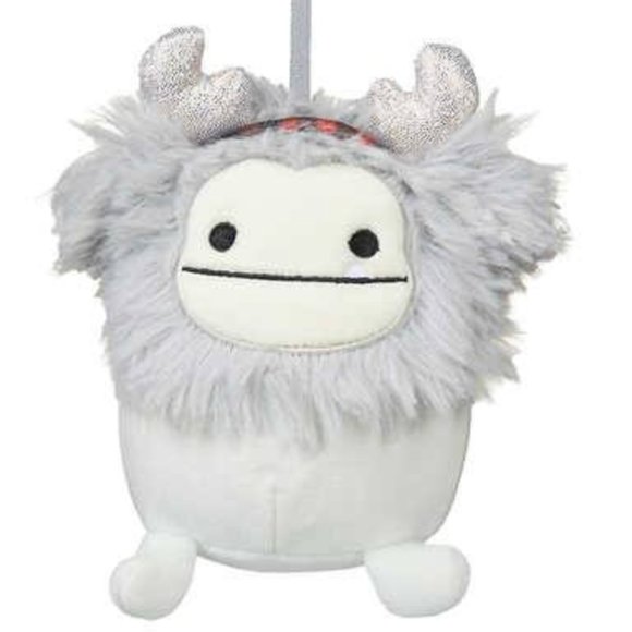 💕2 for $17💕 SQUISHMALLOW 4" Yeti Holiday Classic Ornament Hang Tag Costco - Picture 5 of 8